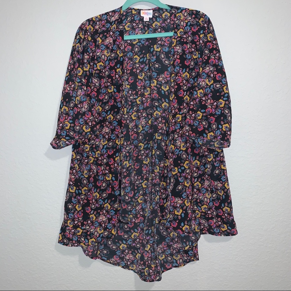 Lularoe small floral cardigan